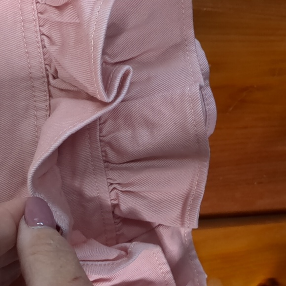COPY - GAP* Loveshackfancy blush pink double ruffle mini two front pockets size… - Picture 7 of 9